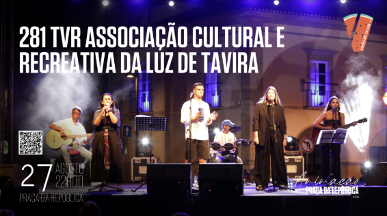 Animação Praça da República | 281 TVR - Associação Cultural e Recreativa da Luz de Tavira — event image